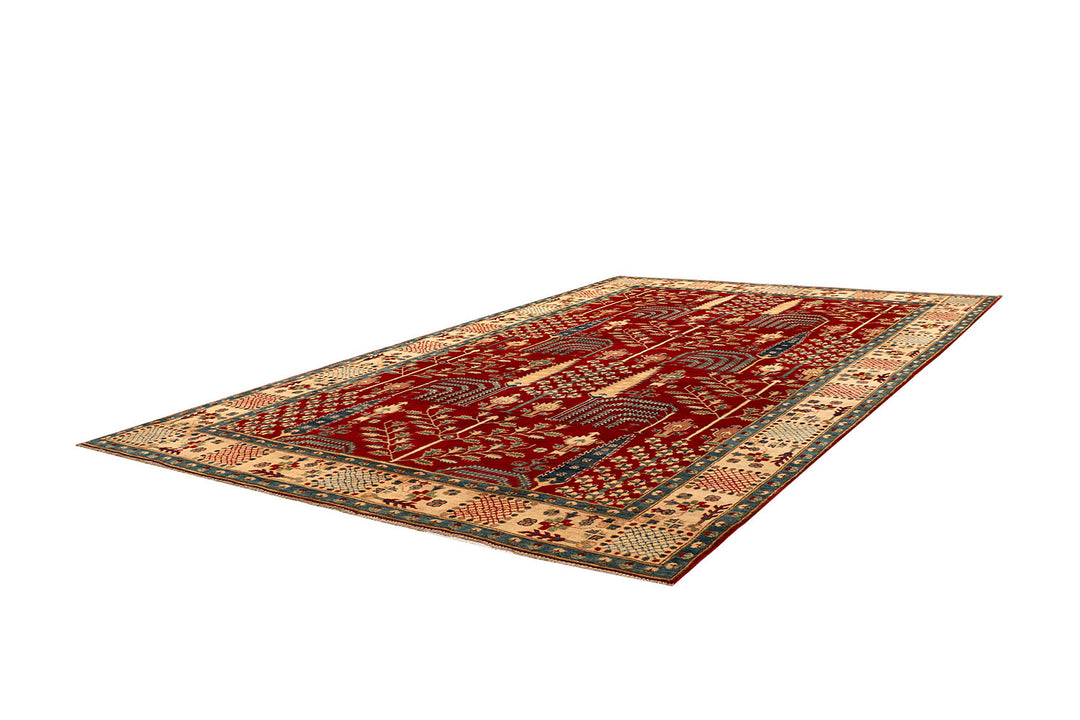 Firebrick Kazak 6' 4 x 10' 2 - No. 68790 - ALRUG Rug Store