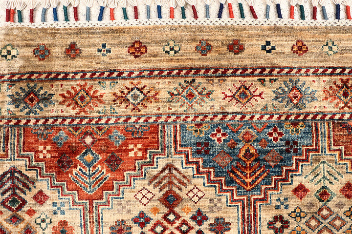 Tan Kazak 4' 10 x 6' 9 - No. 68793 - ALRUG Rug Store