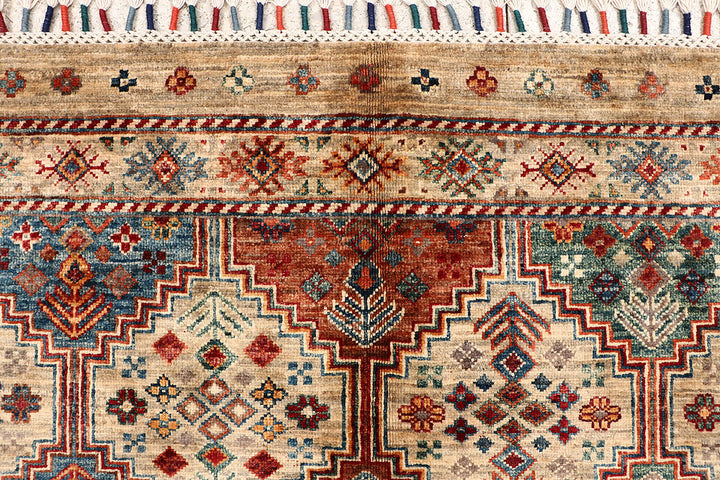 Tan Kazak 4' 10 x 6' 9 - No. 68793 - ALRUG Rug Store