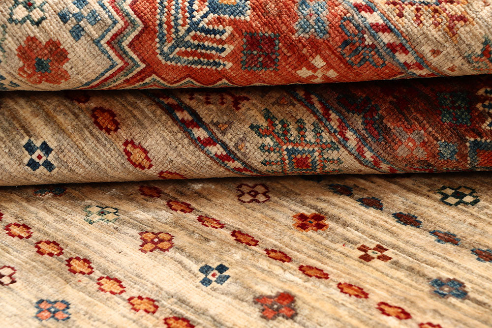 Tan Kazak 4' 10 x 6' 9 - No. 68793 - ALRUG Rug Store