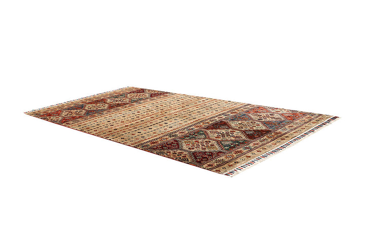 Tan Kazak 4' 10 x 6' 9 - No. 68793 - ALRUG Rug Store