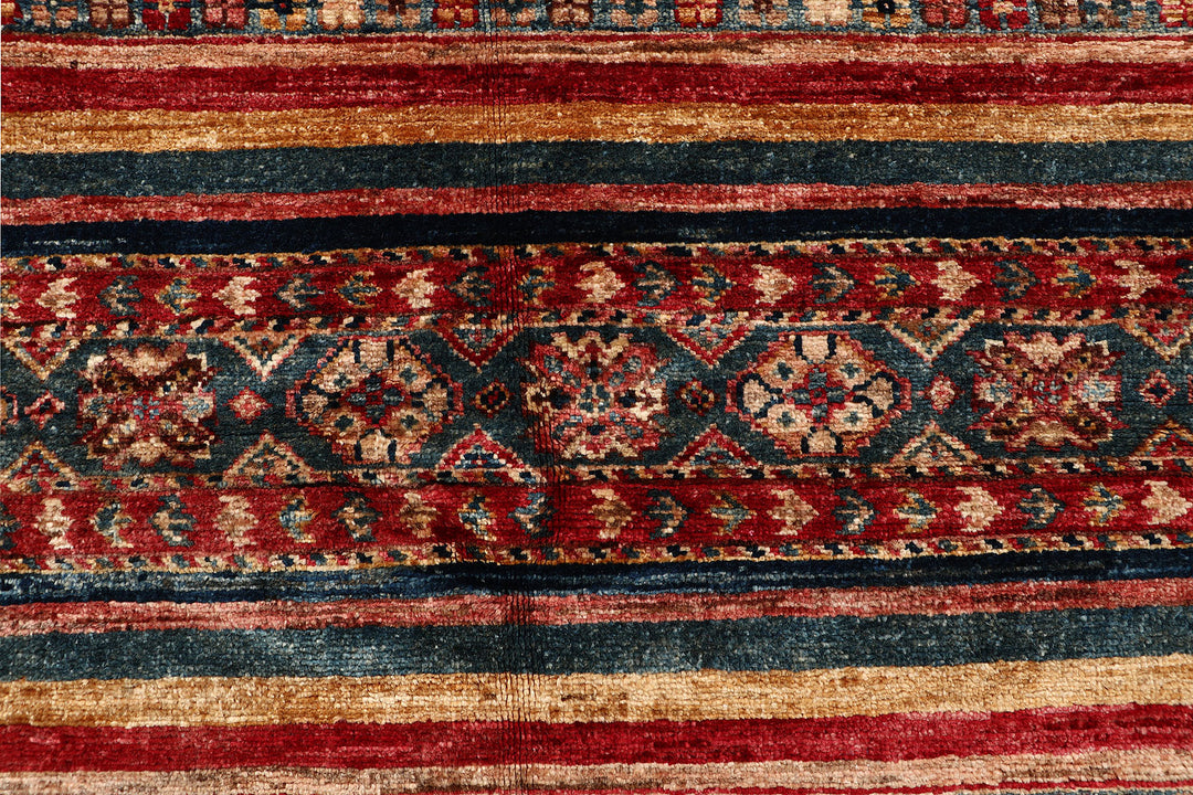Multi Colored Kazak 4'  11" x 6'  7" - No. QA26606