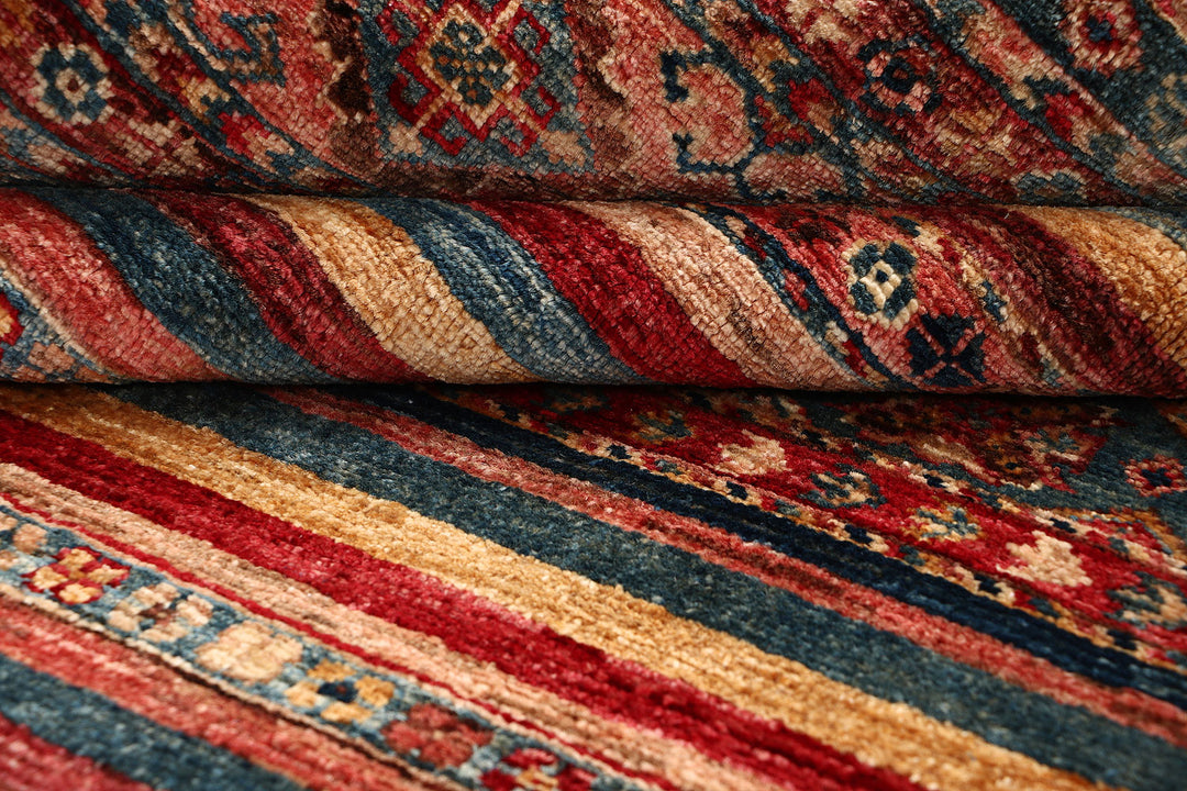 Multi Colored Kazak 4'  11" x 6'  7" - No. QA26606