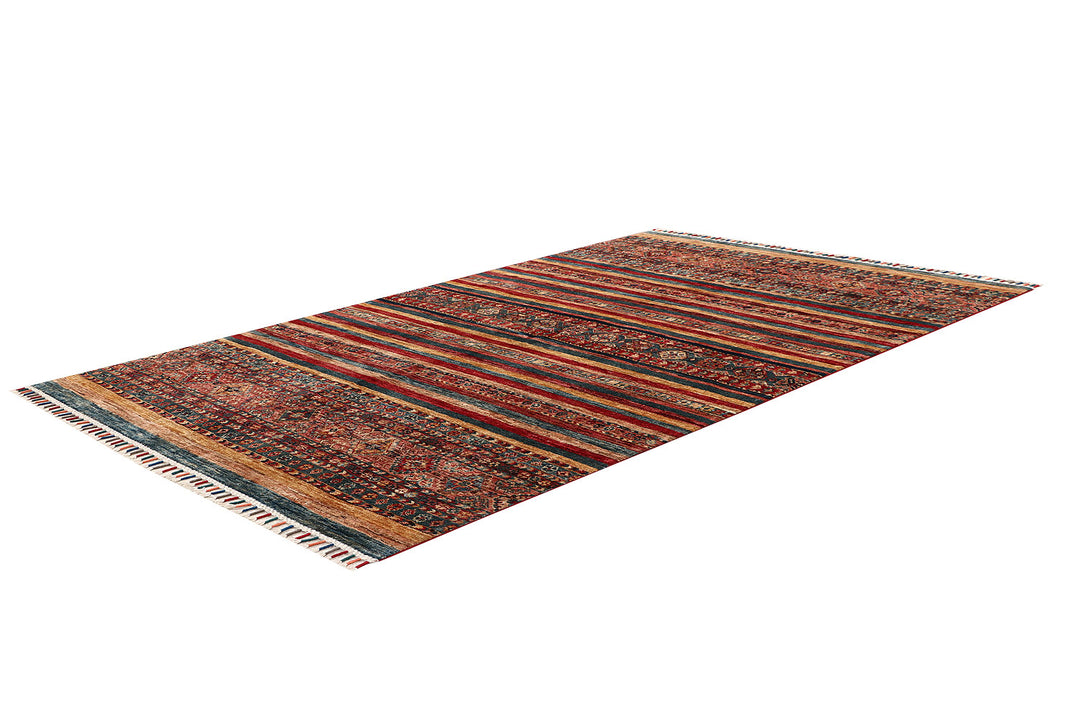 Multi Colored Kazak 4'  11" x 6'  7" - No. QA26606