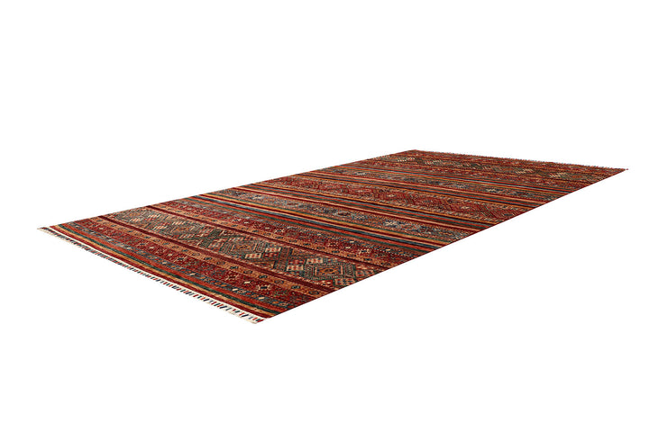 Multi Colored Kazak 6' 9 x 9' 11 - No. 68826 - ALRUG Rug Store