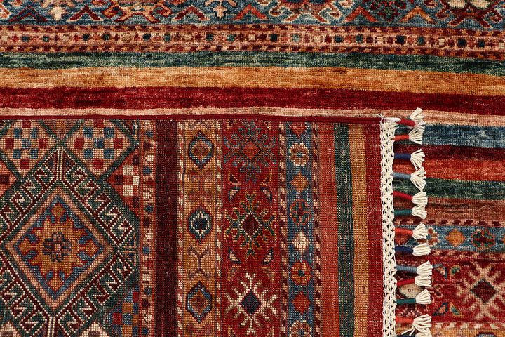 Multi Colored Kazak 6' 9 x 9' 11 - No. 68826 - ALRUG Rug Store