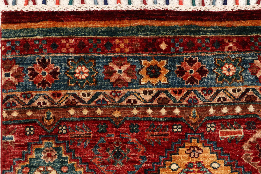 Multi Colored Kazak 2' 8 x 9' - No. 68831