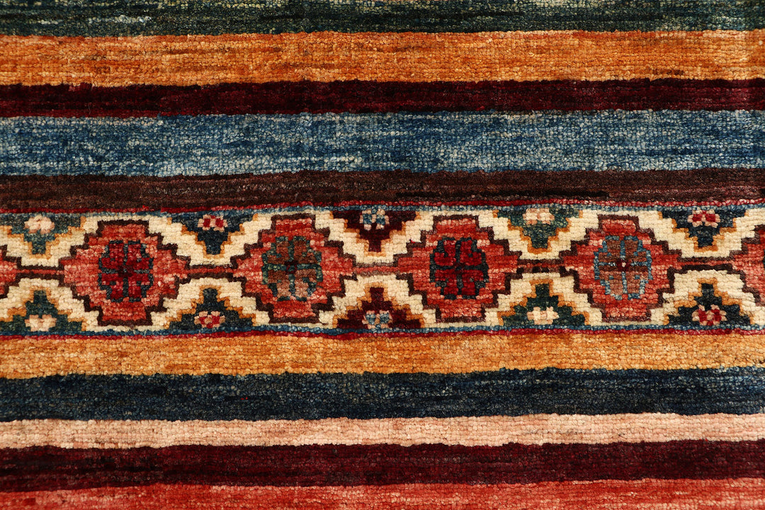 Multi Colored Kazak 2' 8 x 9' - No. 68831