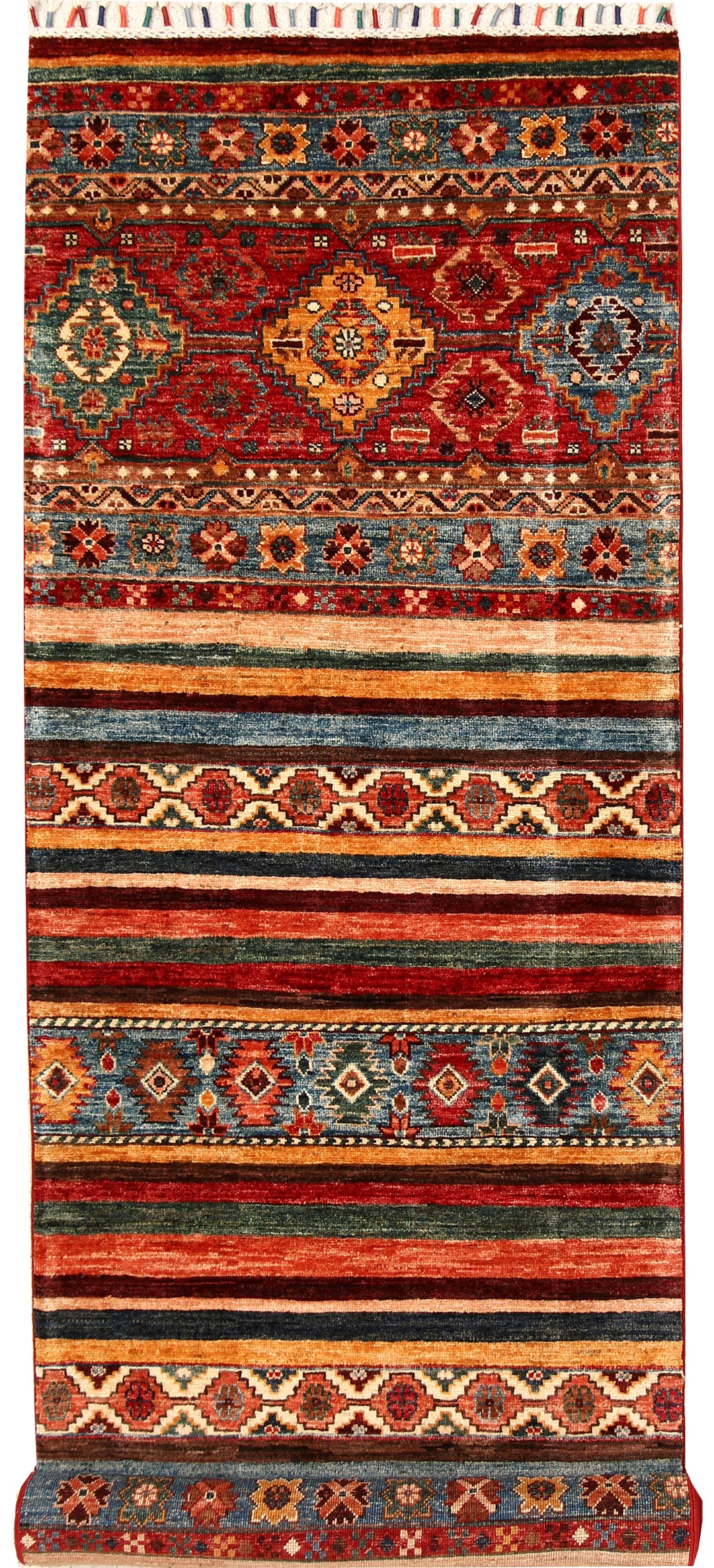 Multi Colored Kazak 2' 8 x 9' - No. 68831