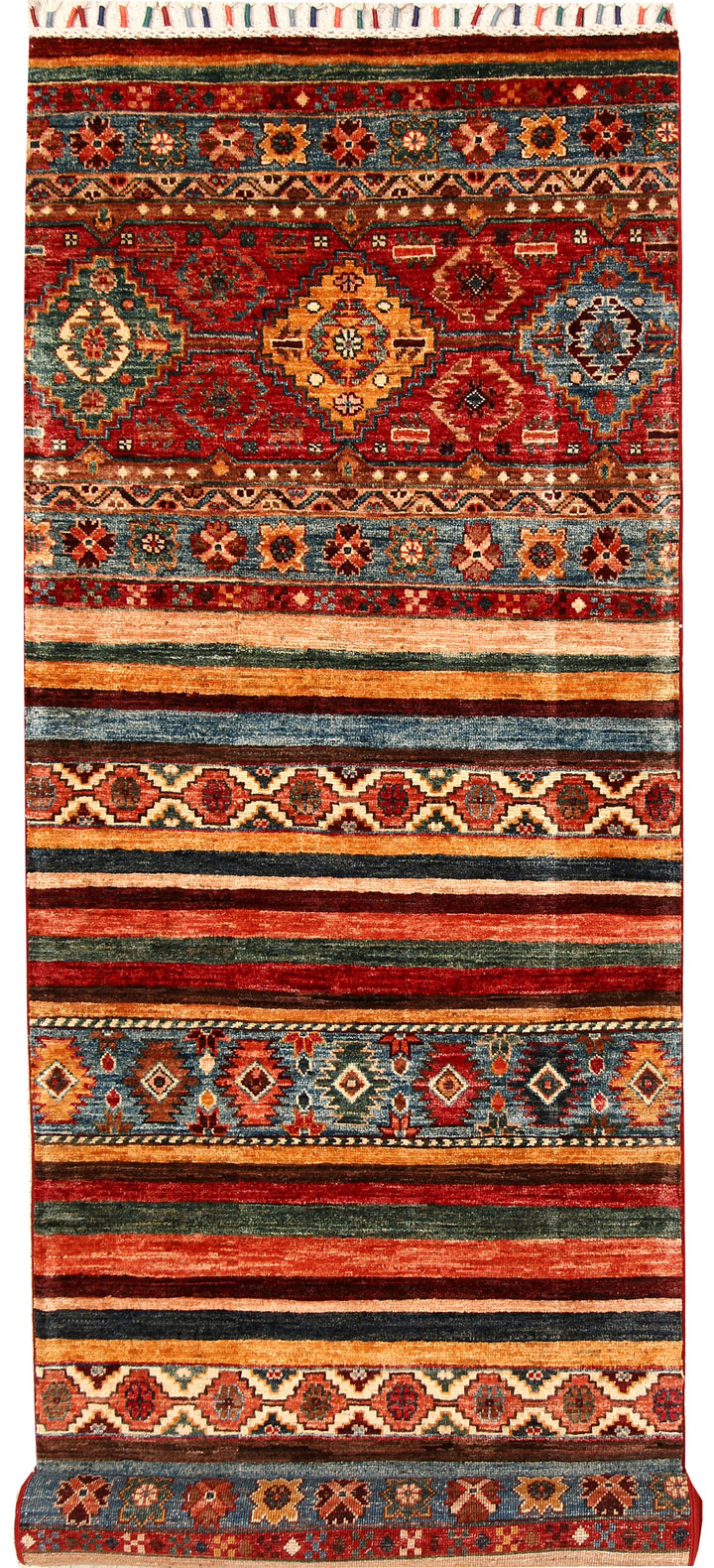 Multi Colored Kazak 2' 8 x 9' - No. 68831