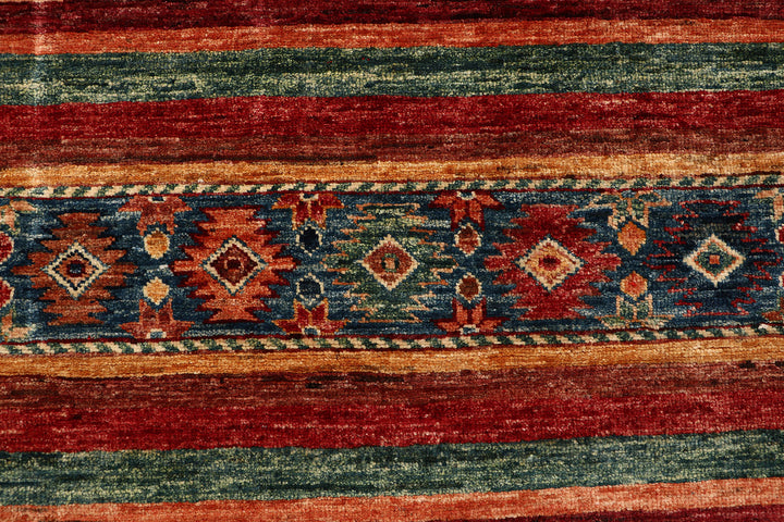 Multi Colored Kazak 2' 8 x 8' - No. 68832 - ALRUG Rug Store
