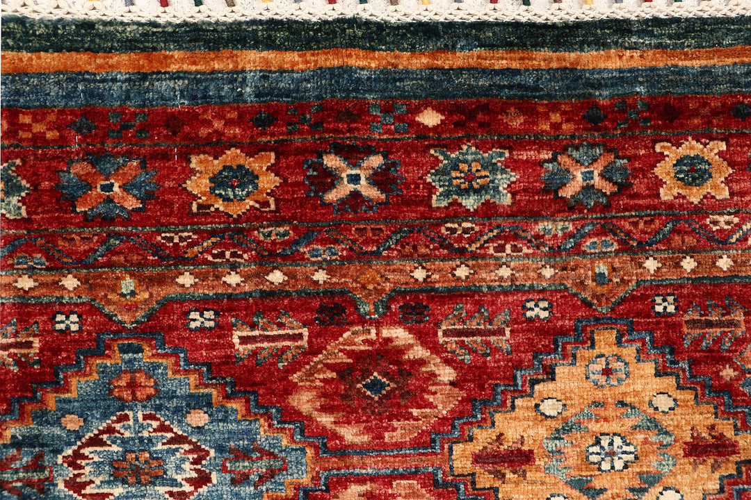 Multi Colored Kazak 2' 9 x 7' 7 - No. 68834 - ALRUG Rug Store