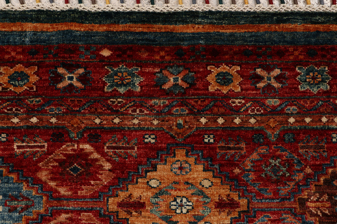 Multi Colored Kazak 2' 9 x 7' 7 - No. 68834 - ALRUG Rug Store