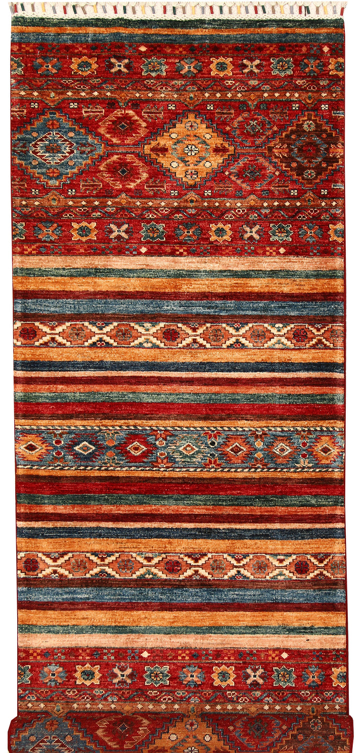 Multi Colored Kazak 2' 9 x 7' 7 - No. 68834 - ALRUG Rug Store