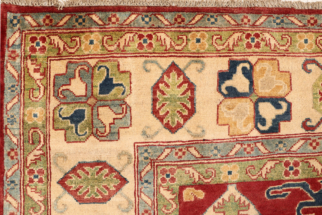 Firebrick Kazak 6' 7 x 9' 6 - No. 68842 - ALRUG Rug Store