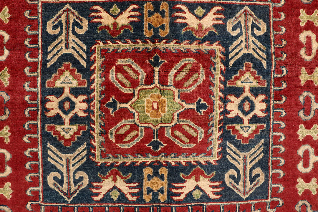 Firebrick Kazak 6' 7 x 9' 6 - No. 68842 - ALRUG Rug Store
