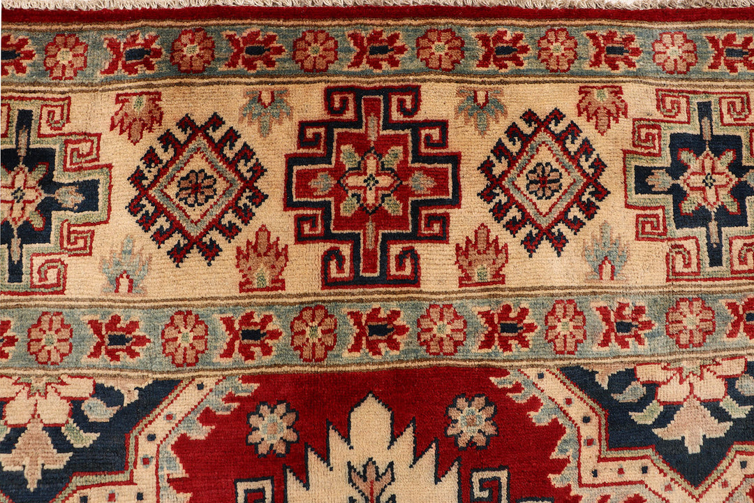 Firebrick Kazak 6' 6 x 9' 7 - No. 68846 - ALRUG Rug Store