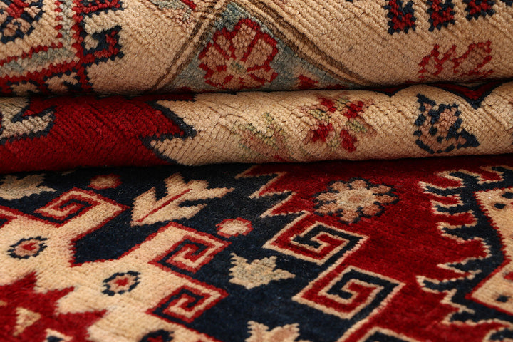 Firebrick Kazak 6' 6 x 9' 7 - No. 68846 - ALRUG Rug Store