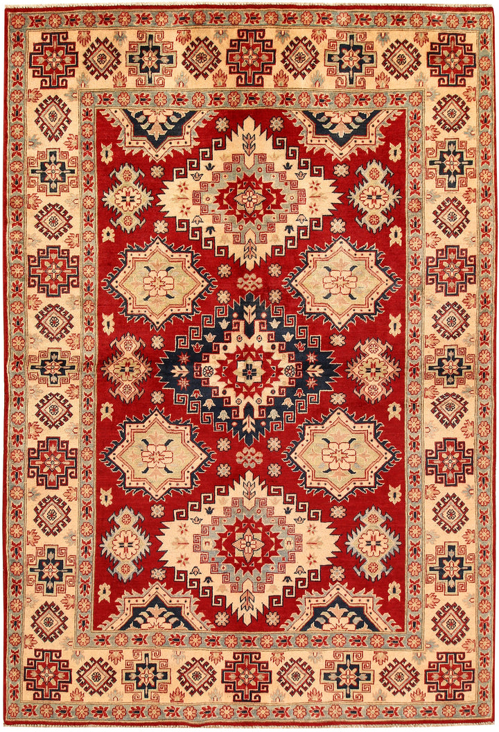 Firebrick Kazak 6' 6 x 9' 7 - No. 68846 - ALRUG Rug Store