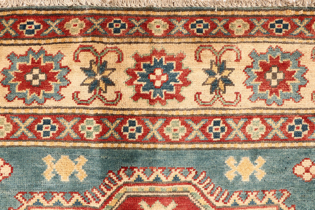 Cadet Blue Kazak 5' 10 x 8' - No. 68855 - ALRUG Rug Store