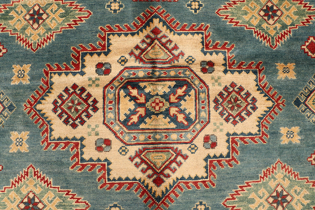 Cadet Blue Kazak 5' 10 x 8' - No. 68855 - ALRUG Rug Store