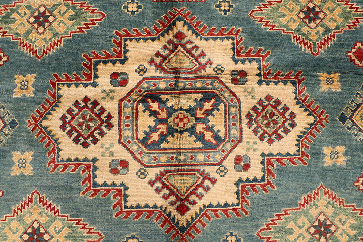Cadet Blue Kazak 5' 10 x 8' - No. 68855 - ALRUG Rug Store