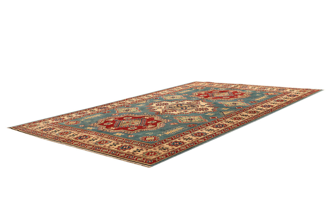Cadet Blue Kazak 5' 10 x 8' - No. 68855 - ALRUG Rug Store
