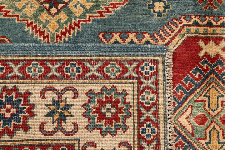 Cadet Blue Kazak 5' 10 x 8' - No. 68855 - ALRUG Rug Store