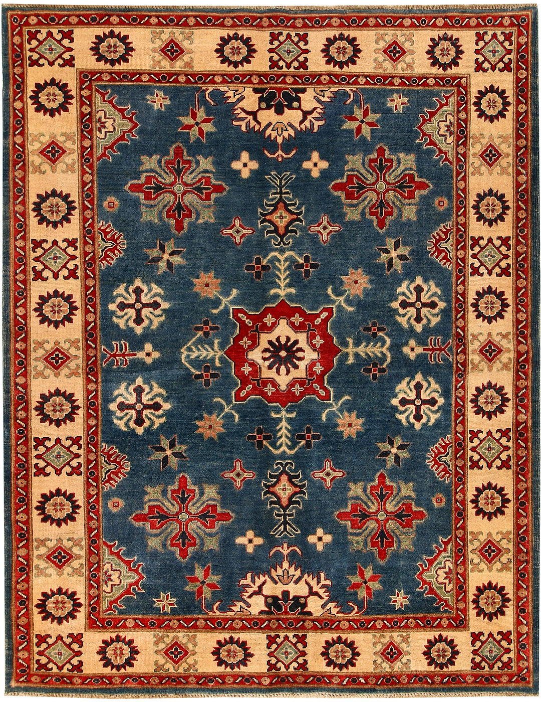 Steel Blue Kazak 5' 2 x 6' 7 - No. 68864 - ALRUG Rug Store