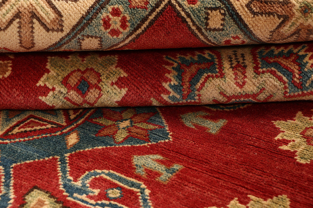 Indian Red Kazak 4' 11 x 6' 11 - No. 68870 - ALRUG Rug Store