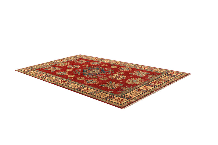Indian Red Kazak 4' 11 x 6' 11 - No. 68870 - ALRUG Rug Store