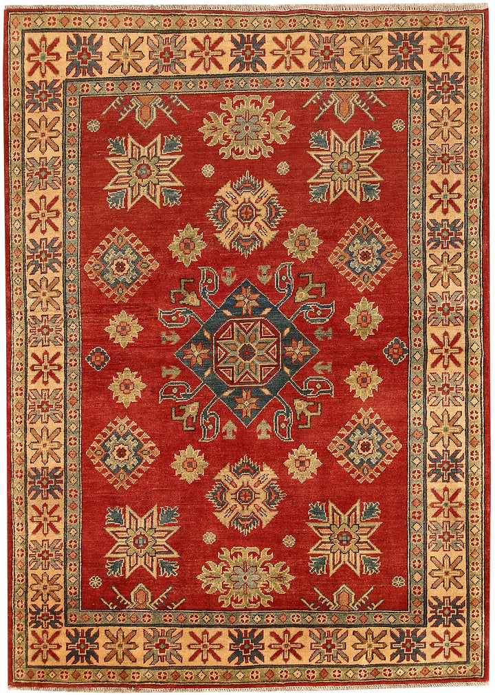 Indian Red Kazak 4' 11 x 6' 11 - No. 68870 - ALRUG Rug Store