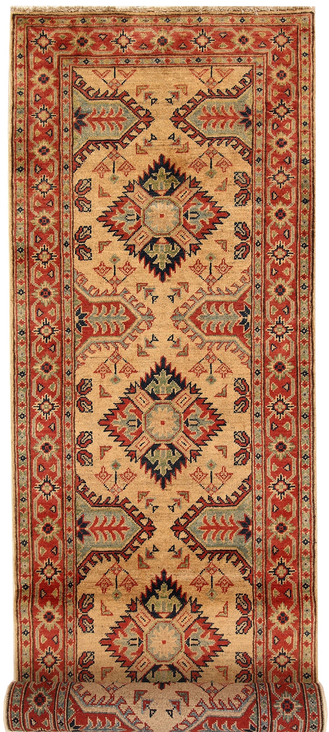 Tan Kazak 2' 7 x 9' 8 - No. 68882 - ALRUG Rug Store