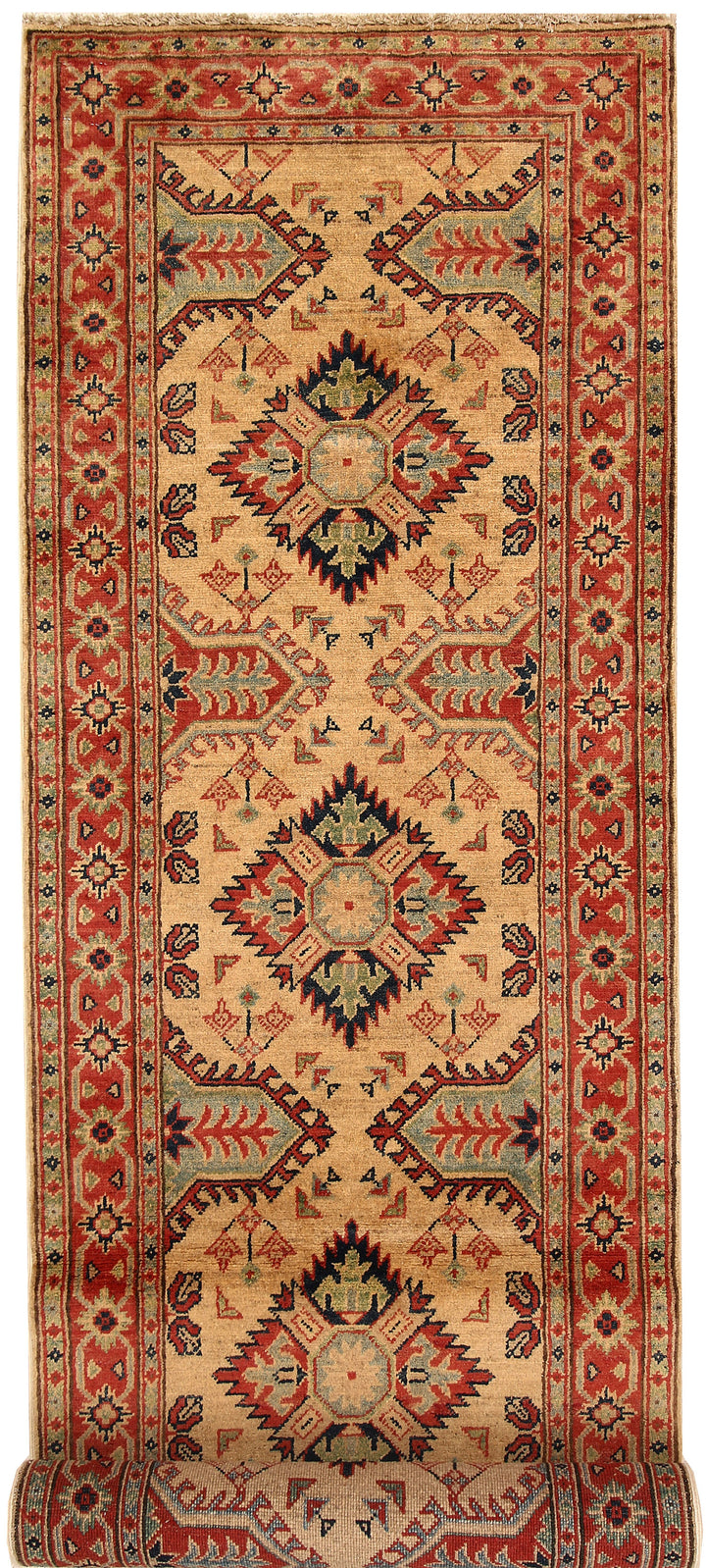 Tan Kazak 2' 7 x 9' 8 - No. 68882 - ALRUG Rug Store