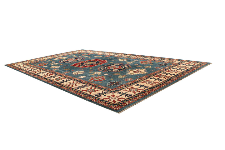 Light Slate Grey Kazak 9' 1 x 12' 5 - No. 68900 - ALRUG Rug Store