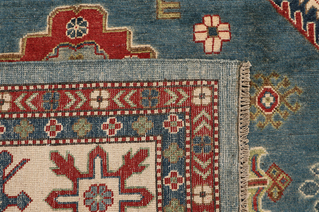 Light Slate Grey Kazak 9' 1 x 12' 5 - No. 68900 - ALRUG Rug Store