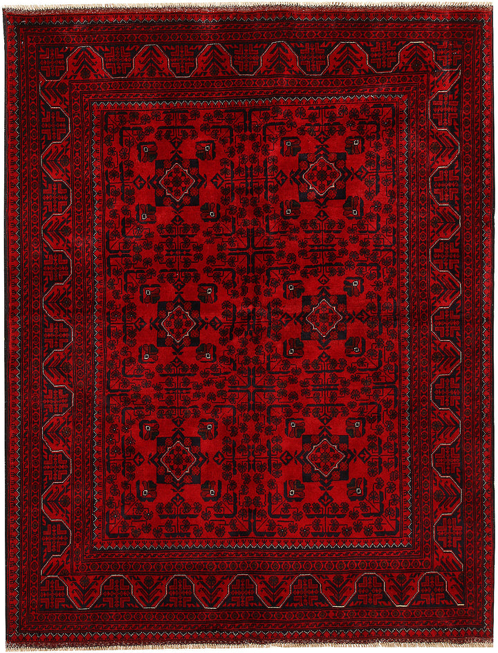 Dark Red Khal Mohammadi 4' 11 x 6' 5 - No. 68911