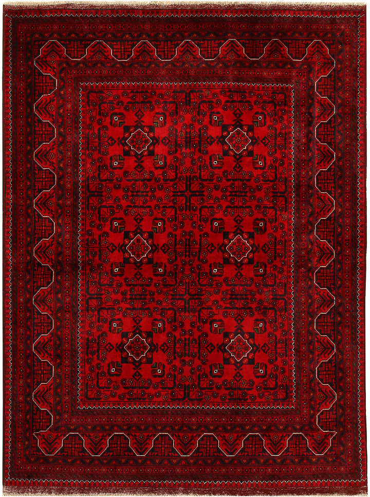 Dark Red Khal Mohammadi 4' 10 x 6' 5 - No. 68912