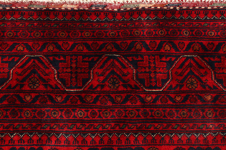Dark Red Khal Mohammadi 4' 9 x 6' 4 - No. 68914