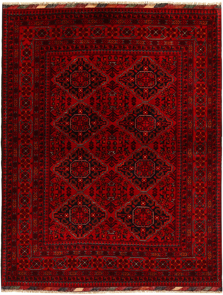 Dark Red Khal Mohammadi 4' 11 x 6' 3 - No. 68916