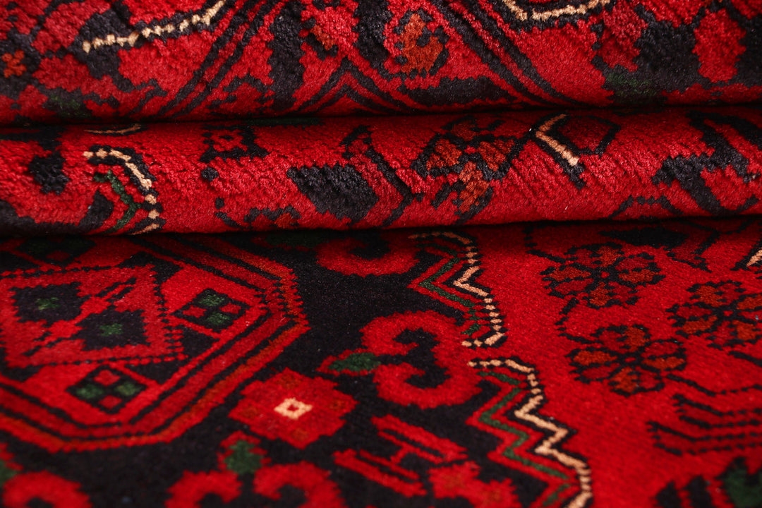 Dark Red Khal Mohammadi 6'  6" x 9'  7" - No. QA94692