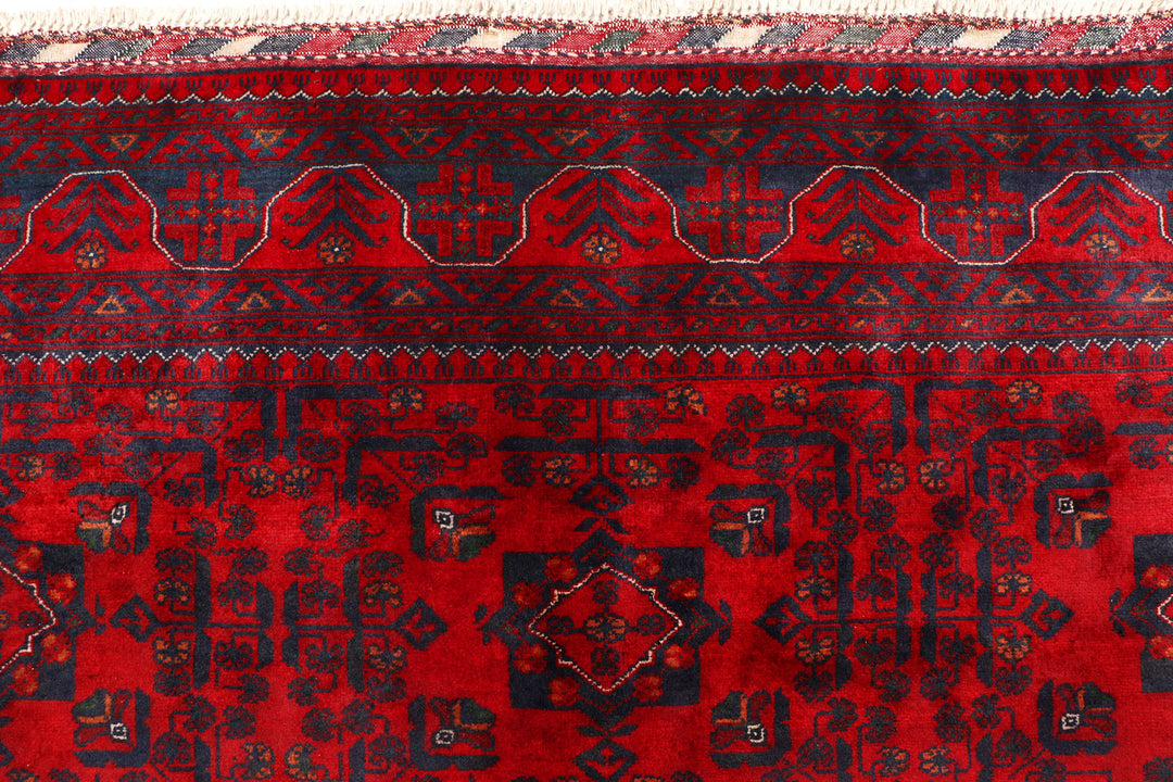Dark Red Khal Mohammadi 6'  5" x 9'  2" - No. QA18749