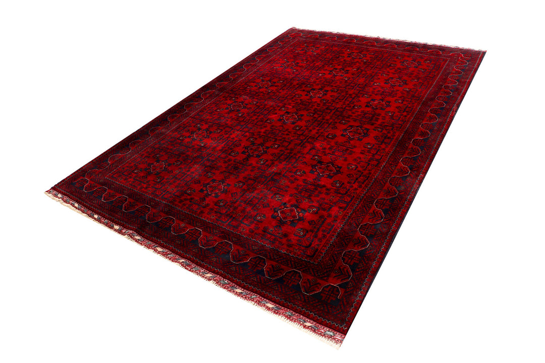 Dark Red Khal Mohammadi 6'  5" x 9'  2" - No. QA18749