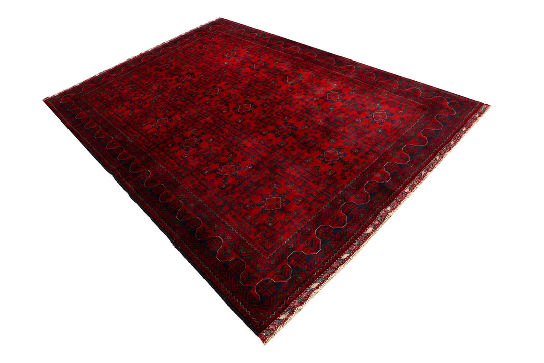Dark Red Khal Mohammadi 6'  5" x 9'  2" - No. QA18749