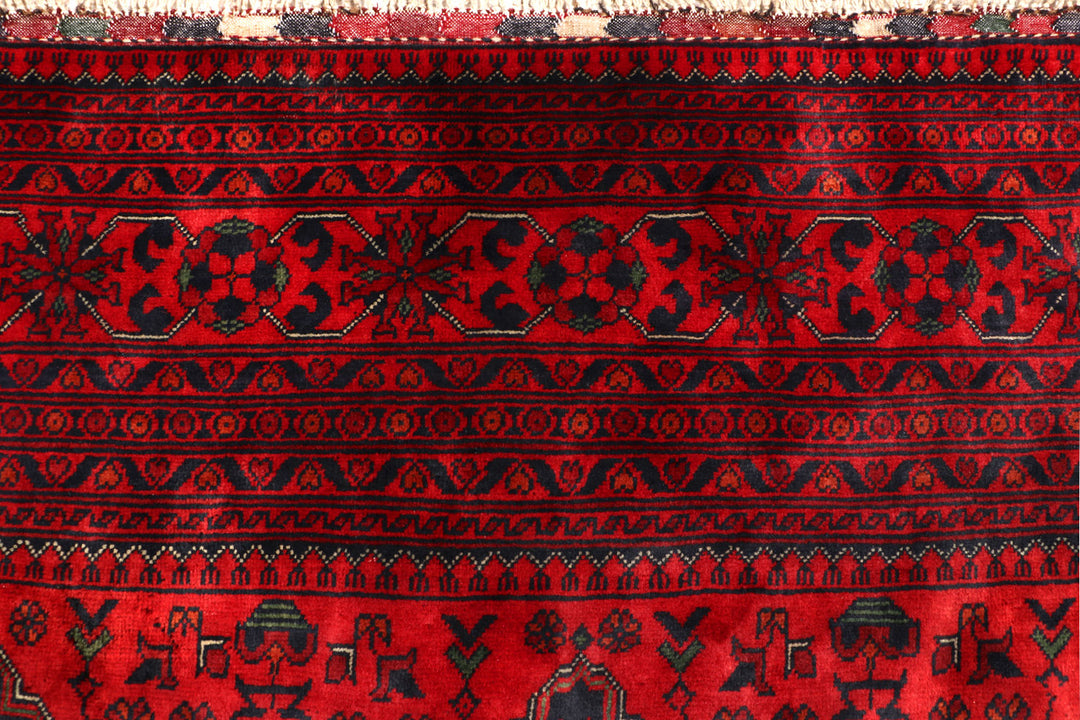 Dark Red Khal Mohammadi 6'  4" x 9'  3" - No. QA91620