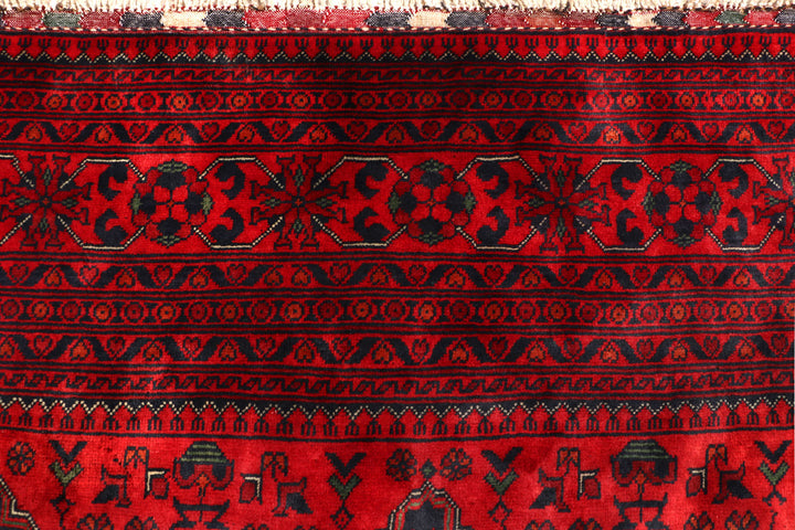 Dark Red Khal Mohammadi 6'  4" x 9'  3" - No. QA91620