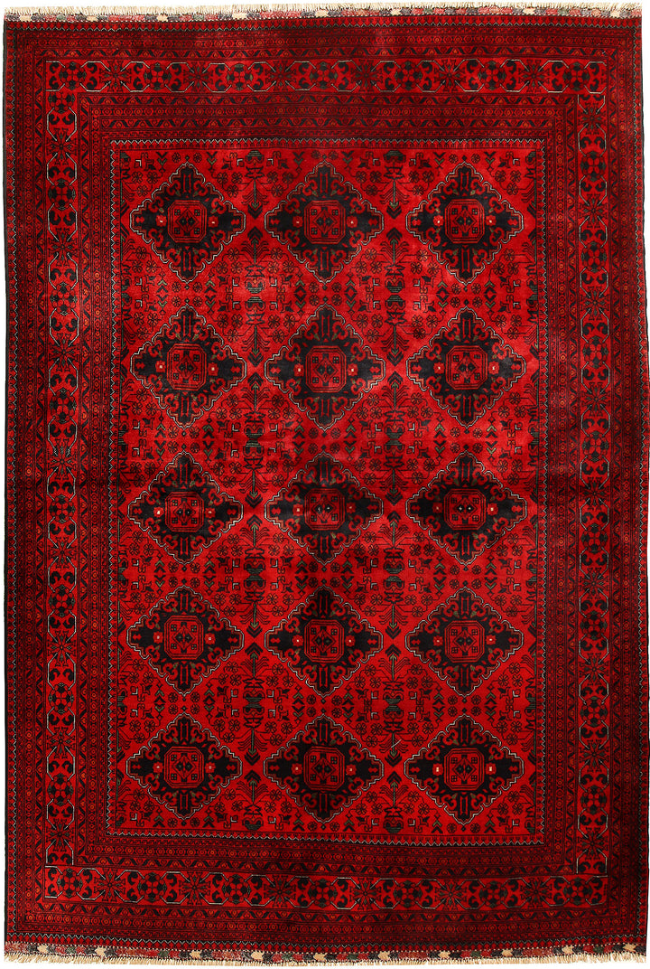 Dark Red Khal Mohammadi 6'  4" x 9'  3" - No. QA91620