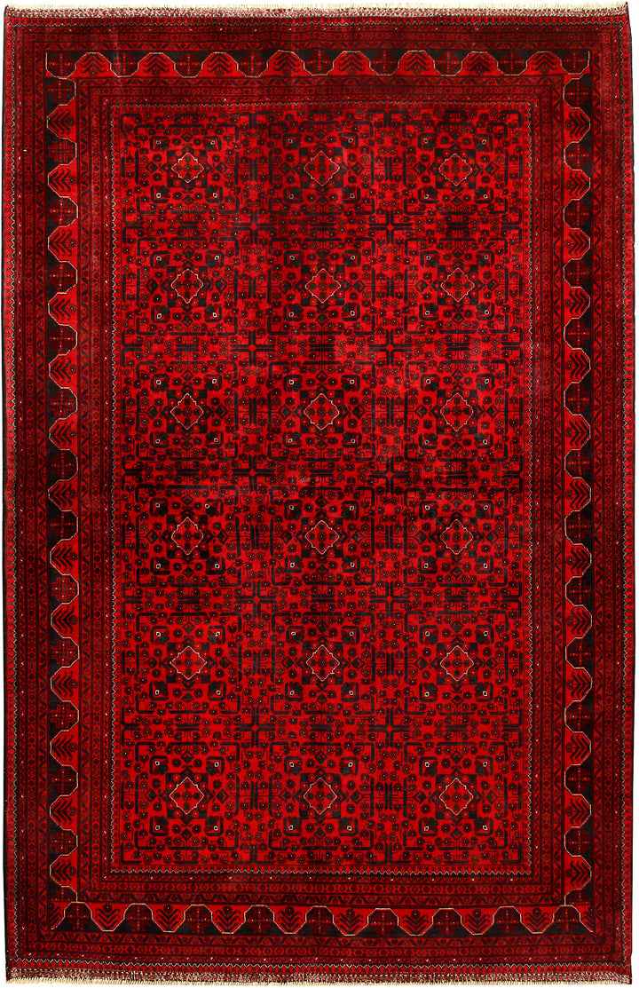 Dark Red Khal Mohammadi 6' 7 x 10' 1 - No. 68928