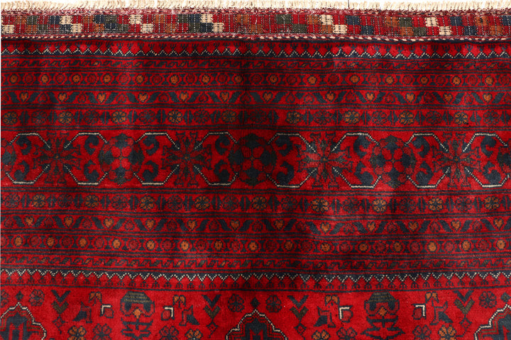 Dark Red Khal Mohammadi 6'  8" x 9'  5" - No. QA63710