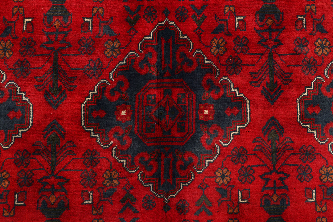 Dark Red Khal Mohammadi 6'  8" x 9'  5" - No. QA63710